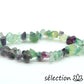 bracelet fluorite pierres irrégulières 17cm selection-zen