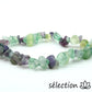 selection-zen bracelet pierres irrégulières fluorite 17cm