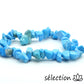 selection-zen bracelet 18cm howlite bleue pierres irrégulières