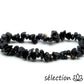 selection-zen bracelet onyx noir brillant pierres irrégulières