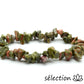 selection-zen bracelet unakite 16cm pierres irrégulières