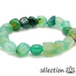 bracelet pierres roulées 10mm agate vert clair selection-zen