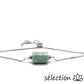 bracelet réglable argenté amazonite selection-zen