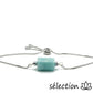 bracelet réglable argenté amazonite selection-zen