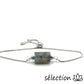 selection zen bracelet labradorite réglable argenté
