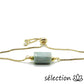 bracelet réglable doré amazonite selection-zen