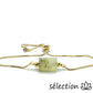 bracelet réglable doré prehnite selection-zen