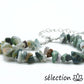 bracelet agate indienne réglable argenté pierres irrégulières selection zen
