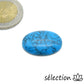 selection zen cabochon howlite bleue 18x25mm