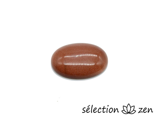 cabochon pierre de sable marron 18x25mm selection-zen