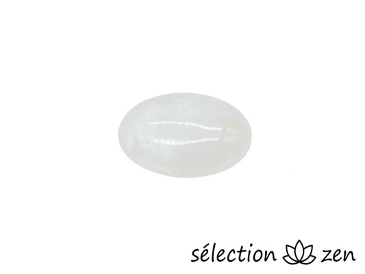 cabochon quartz blanc 18x25mm selection-zen