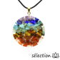 selection zen collier arbre de vie doré 7 chakras dans résine