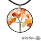 collier arbre de vie agate rouge 3cm selection-zen