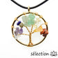 collier arbre de vie 7 chakras doré 3cm selection-zen