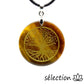 selection zen collier arbre de vie doré œil de tigre jaune