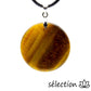 collier oeil de tigre jaune arbre de vie doré selection-zen