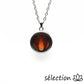 selection zen collier aromathérapie ailes d'ange avec disque feutrine pour huiles essentielles ou parfum