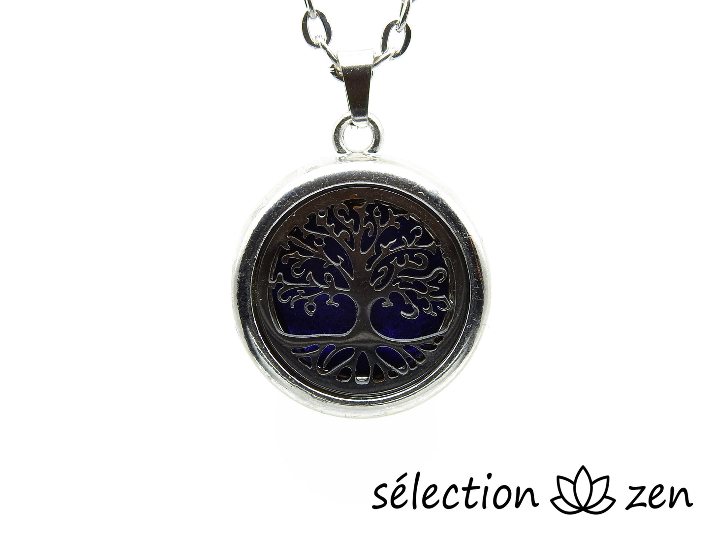 collier aromathérapie pour huile essentielle parfum arbre de vie selection zen