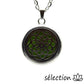 collier aromathérapie floral avec disque feutrine pour parfum et huile essentielle selection-zen