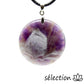 selection zen collier fleur de vie dorée améthyste