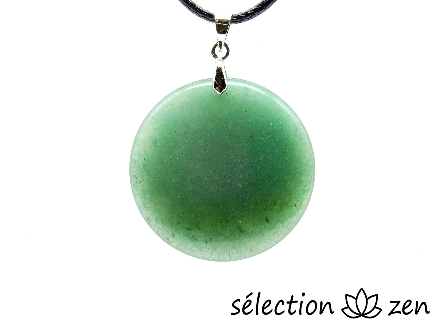 selection-zen collier aventurine fleur de vie dorée