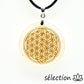 collier fleur de vie dorée cristal de roche selection-zen