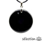 selection zen collier fleur de vie dorée obsidienne