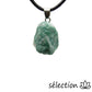 collier avec pendentif minerai brut agate indienne selection zen