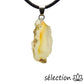 selection zen collier avec pendentif minerai brut agate rouge