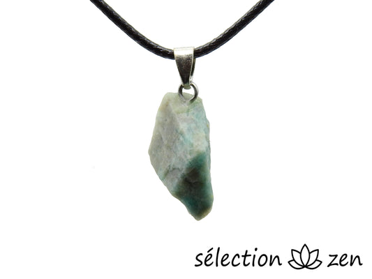 collier minerai brut amazonite selection zen