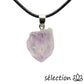 collier minerai brut améthyste selection zen