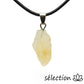 collier minerai brut citrine selection zen