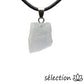 fluorite collier avec pendentif minerai brut selection-zen