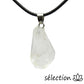 collier minerai brut quartz blanc selection-zen
