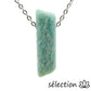 collier pierre sur chaine argentée amazonite selection zen
