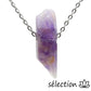 collier pierre sur chaine argentée améthyste selection-zen