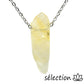 selection zen citrine collier pierre sur chaîne argentée