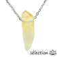 collier pierre sur chaine argentée citrine selection-zen