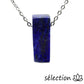 selection zen collier lapis lazuli pierre sur chaîne argentée