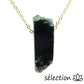 collier pierre sur chaine dorée agate mousse selection-zen