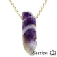 collier pierre sur chaîne dorée améthyste selection-zen