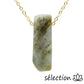 selection zen collier pierre sur chaîne dorée labradorite