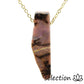 collier pierre sur chaine dorée rhodonite selection-zen