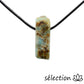 amazonite collier pierre sur cordon selection zen