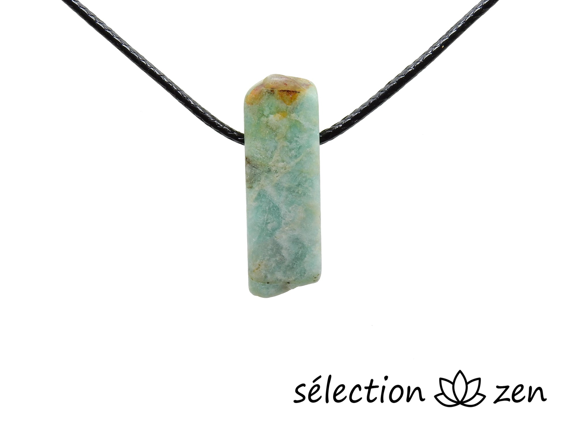 collier pierre sur cordon amazonite selection-zen