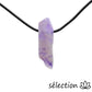 selection-zen collier pierre sur cordon améthyste