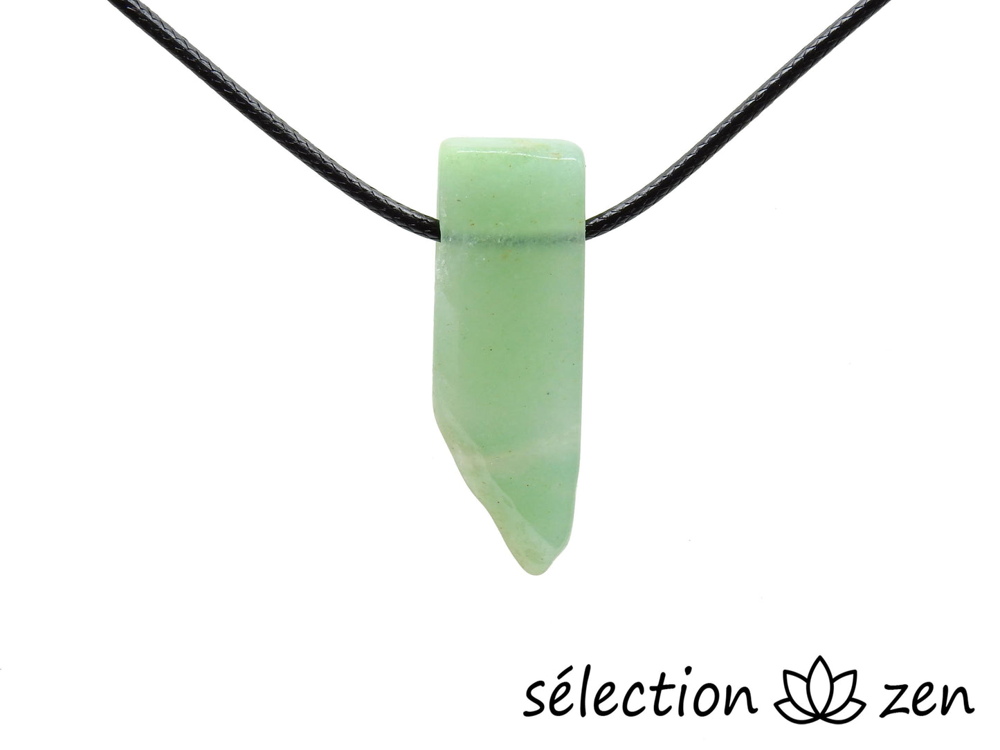 selection-zen collier pierre sur cordon aventurine 