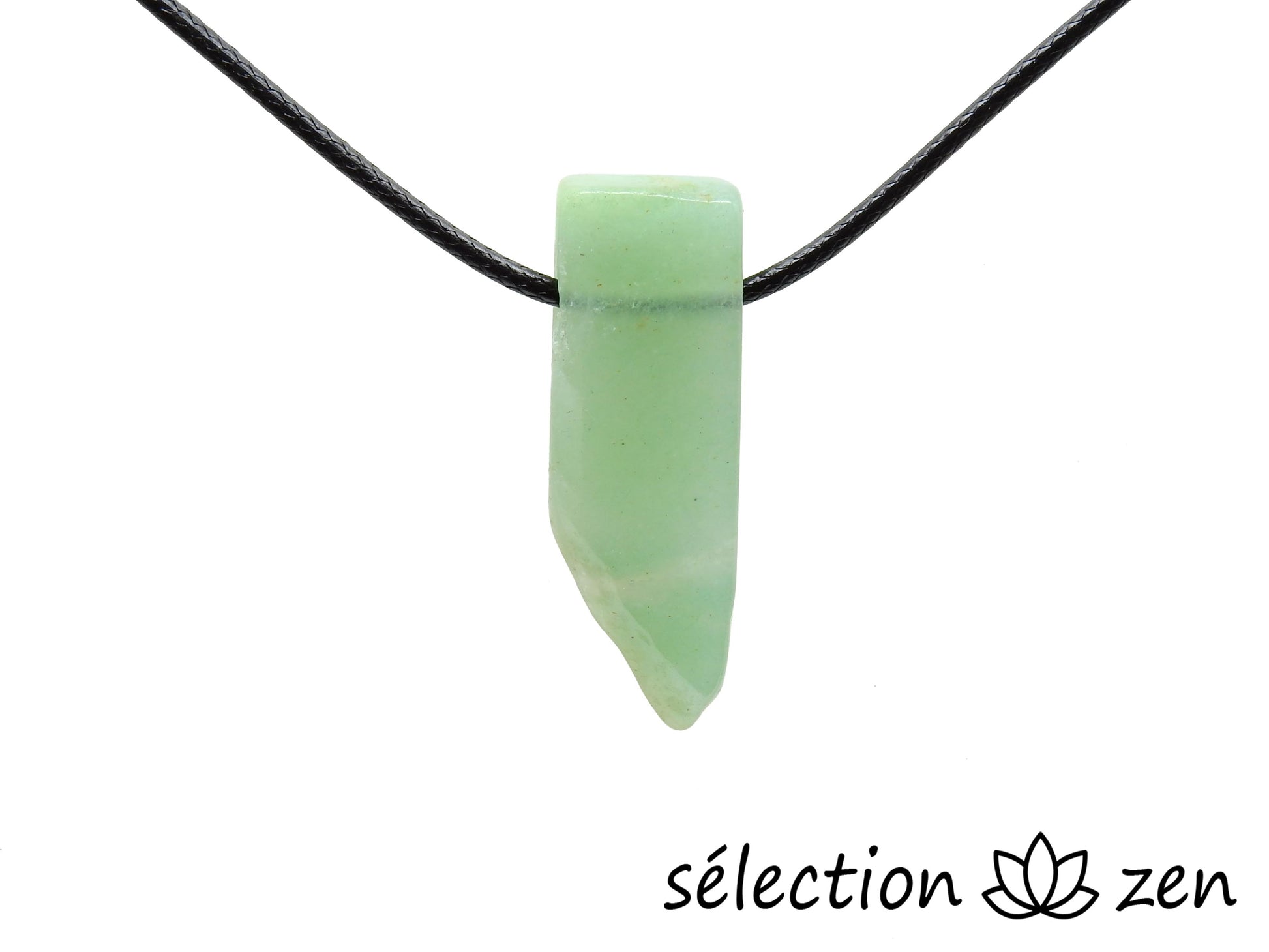 selection-zen collier pierre sur cordon aventurine 