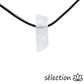 collier pierre sur cordon cristal de roche selection-zen
