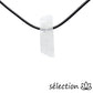 selection zen cristal de roche collier pierre sur cordon